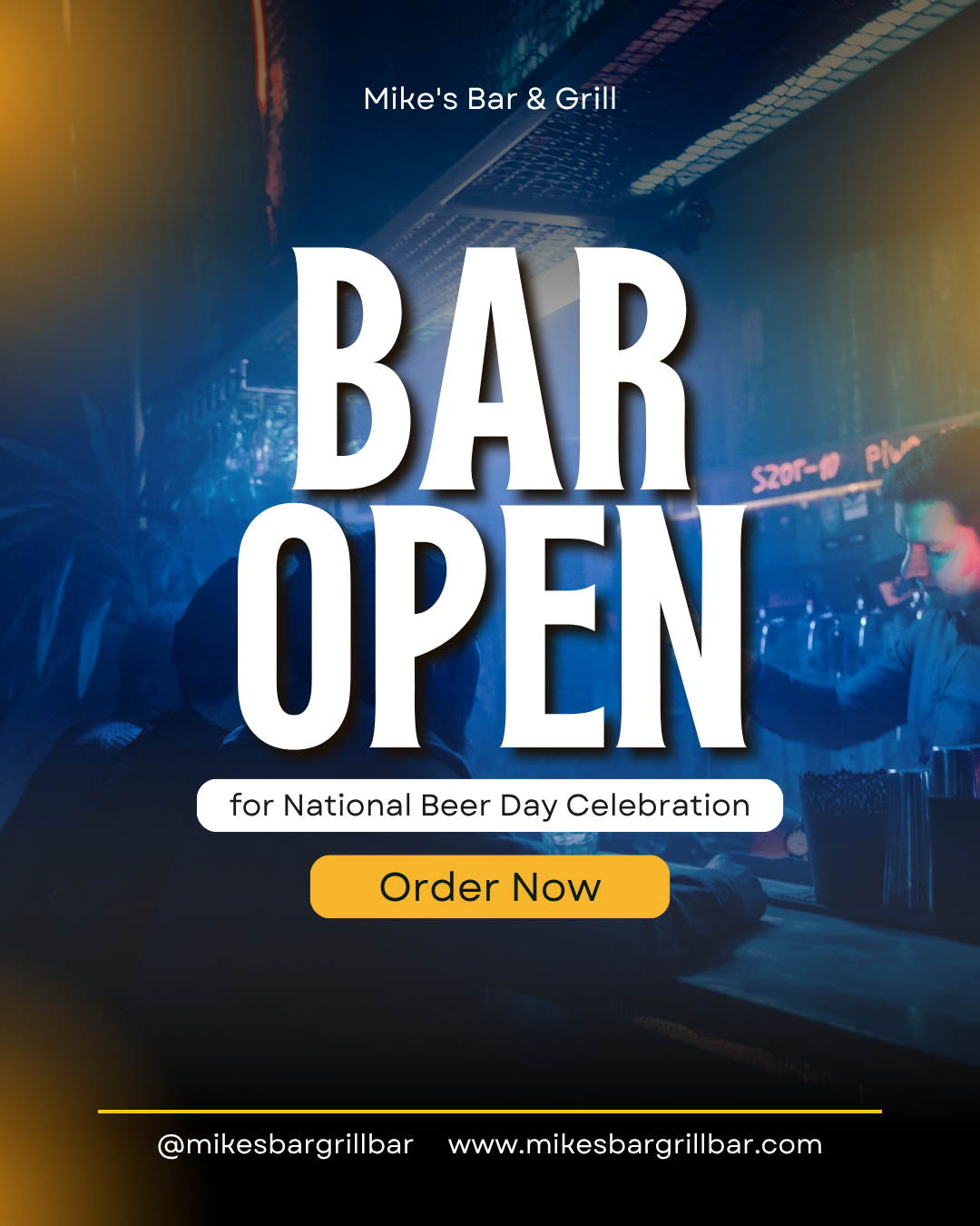 Bar Instagram before
